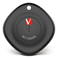 My Finder Bluetooth Tracker Item Finder Compatible with Apple Find My (iOS Only) Water Resistant and Dustproof 1pk – Black