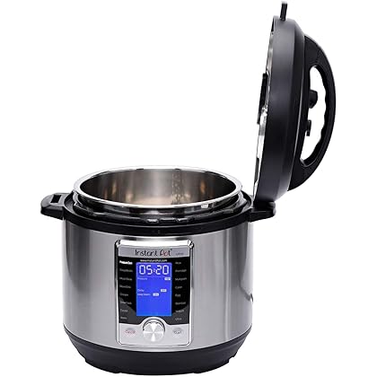 Instant Pot Ultra 80 Ultra 8 Qt 10-in-1 Multi- Use Programmable Pressure Cooker, Slow Cooker, Rice Cooker, Yogurt Maker, Cake Maker, Egg Cooker, Sauté, and more, Stainless Steel/Black