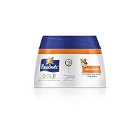 Gold Hair Cream Natural Shine - 4.7 fl.oz. (140ml) - Coconut & Almond Hair Care Cream for Men