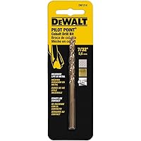 DEWALT DW1214 7/32-Inch Cobalt Alloy Split Point Twist Drill Bit
