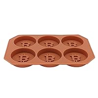 DIY Cake Mold,Cake Mould DIY Bitcoin Virtual Coin Silicone Chocolate Baking Cake Mold for Making Cake Ice Cubes Chocolate