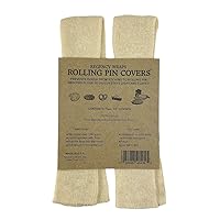 Rolling Pin Cover for Non-Stick Dough Rolling, 100% Cotton Absorbs Excess Four So Pastries Come out Light and Flakey, 15