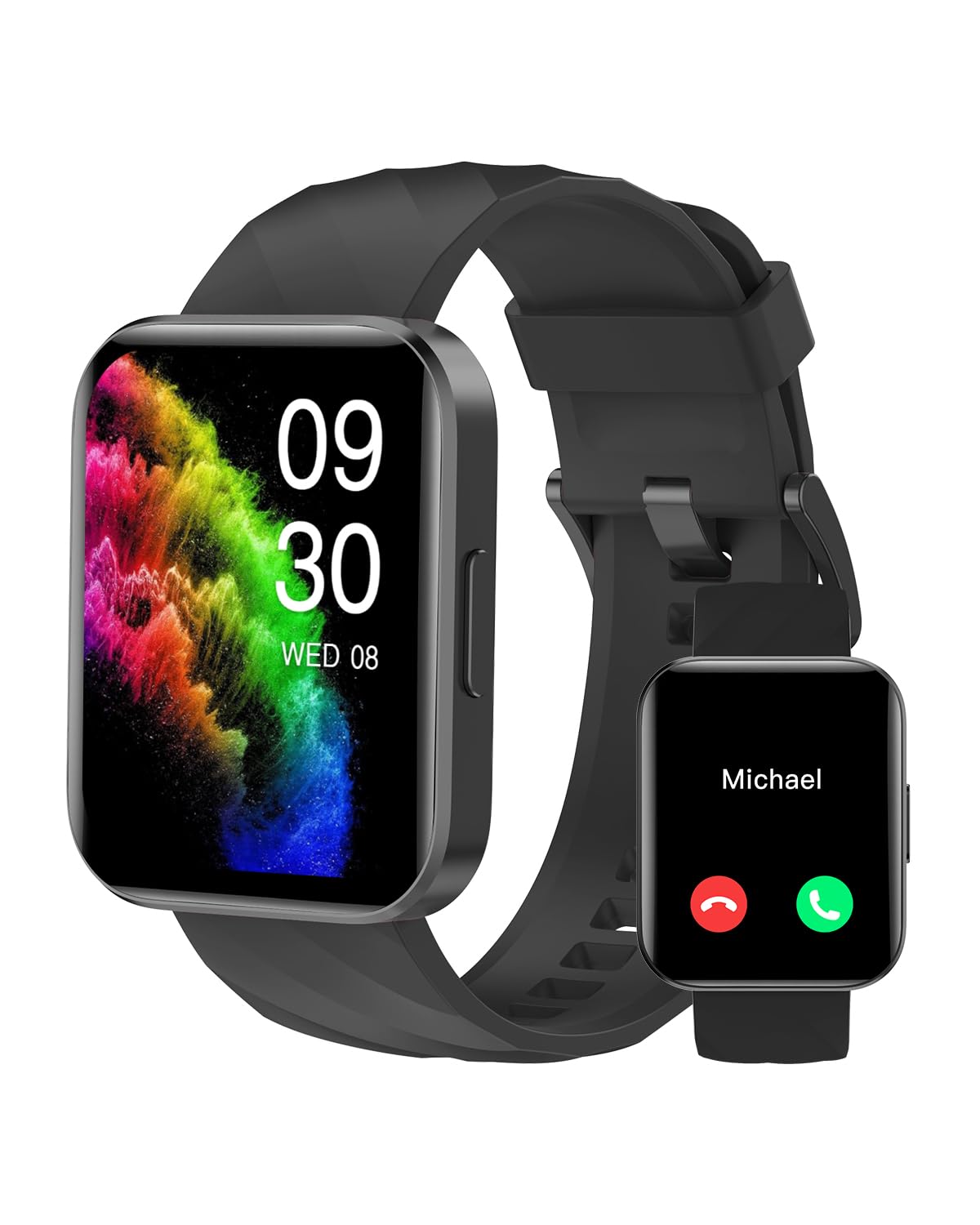 RUIMEN Smart Watches for Men Women (Answer/Make Calls) Compatible with iPhone/Android Phones, 2023 Ver. 1.85