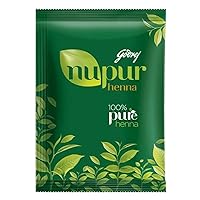 Nupur Henna Natural Mehndi for Hair Color with Goodness of 9 Herbs 3 Pack with 400 g in Each Packet (3 x 400 g / 3 x 14.10 oz)