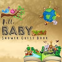 Hello baby shower guest book 