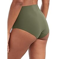 Bare The Easy Everyday No Show Full Brief XL, Olive