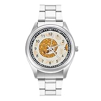 Hibernating Pangolins Fashion Classic Wrist Watches for Men Casual Business Dress Watch Gifts