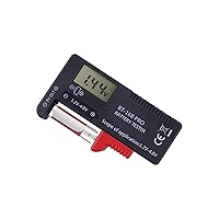 Battery Tester Checker, Digital Display Battery Checker Tester for AA AAA C D 9V 1.5V, Button Cell Batteries Checker, Small Volt Checker for All Batteries DT168 Pro - 1 Pack