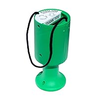 Round Charity Money Collection Box - Green