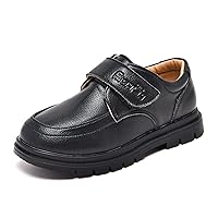 Boys Girls Oxford Shoes Leather Loafers Fashion Dress Toddler Baby Walking Footwear