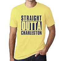 Men's Graphic T-Shirt Straight Outta Charleston Eco-Friendly Limited Edition Short Sleeve Tee-Shirt Vintage