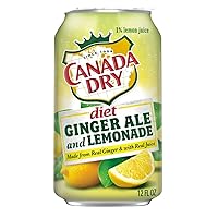 Canada Dry, Diet Ginger Ale Lemonade, 12 Ounce, 12 Pack