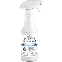 Mite Killer Spray by Premo Guard – 32 oz – Treatment for Dust Spider Bird Rat Mouse Carpet and Scabies Mites – Fast Acting 100% Effective – Child & Pet Safe – Best Natural Extended Protection