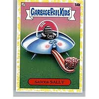 2020 Topps Garbage Pail Kids Series 2 35th Anniversary Phlegm Yellow NonSport Trading Card #54B SAUCER SALLY In Raw (NM or Better) Condition