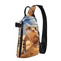 Abstract Animal Zebra Print Lightweight Adjustable Crossbody Backpack Daypack For Men,Women Sling Bag