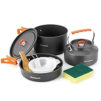 STANLEY Adventure Full Kitchen Basecamp 11 Piece Camp Cook Set-Packable  Unit, 3.5l, Stainless Steel