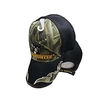 Deer Hunter Black Bill Camouflage Camo Embroidered Cap Hat CAP902A (TOPW)