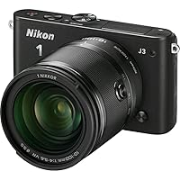 Nikon 1 J3 14.2 MP HD Digital Camera with 10-100mm VR 1 NIKKOR Lens (Black)