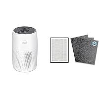 LEVOIT Air Purifiers for Bedroom Home, 3-in-1 Filter Cleaner with Fragrance Sponge & LV-H126 Air Purifier Replacement Filter, HEPA Filter
