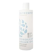 Moroccan Argan Oil Shampoo - 12 Fl Ounces - Repair Damaged Hair - Restore Strength, Shine & Softness - Zero Sulfates, Parabens, Dyes, Gluten - 100% Vegan & Cruelty Free
