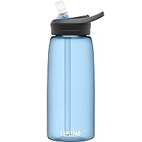 CamelBak eddy+ Water Bottle with Tritan Renew – Straw Top 32oz, True Blue