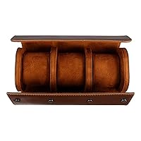 Watch Case Box Travel Storage Roll Organizer Round Slots Portable Display Mens Cases Watches Boxes Bracelet