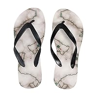 Vantaso Slim Flip Flops for Women Luxury Gold Marble Yoga Mat Thong Sandals Casual Slippers