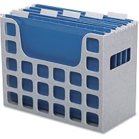 Pendaflex 23054 Desktop File w/Hanging Folders, Letter, Plastic, 12 1/4 x 6 x 9 1/2, Granite