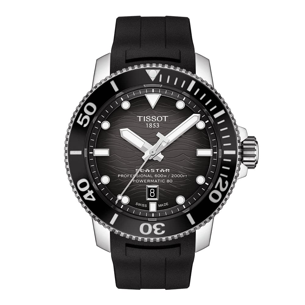 Mua Tissot T1206071744100 Sea Star 2000 Professional Rubber Strap Men's  Watch, Gray Dial, gray trên Amazon Nhật chính hãng 2023 | Giaonhan247