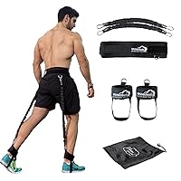 Vertical Jump Trainer – Professional Leg Strength Resistance Bands for Vertical Jump Training – Premium Jumping Trainer, Volleyball Trainer & Basketball Trainer