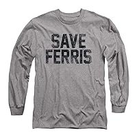 Popfunk Classic Save Ferris Bueller's Day Off Movie Longsleeve T Shirt & Stickers