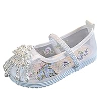 Kids Jelly Sandals Embroidered Sandals Fashionable Costume Shoes Performance Children Embroidered Baby Toddler