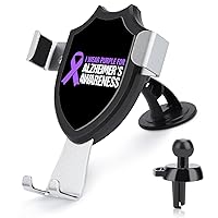 Alzheimer's Disease Awareness Novelty Phone Holders for Car Cell Phone Car Mount Hands Free Easy to Install