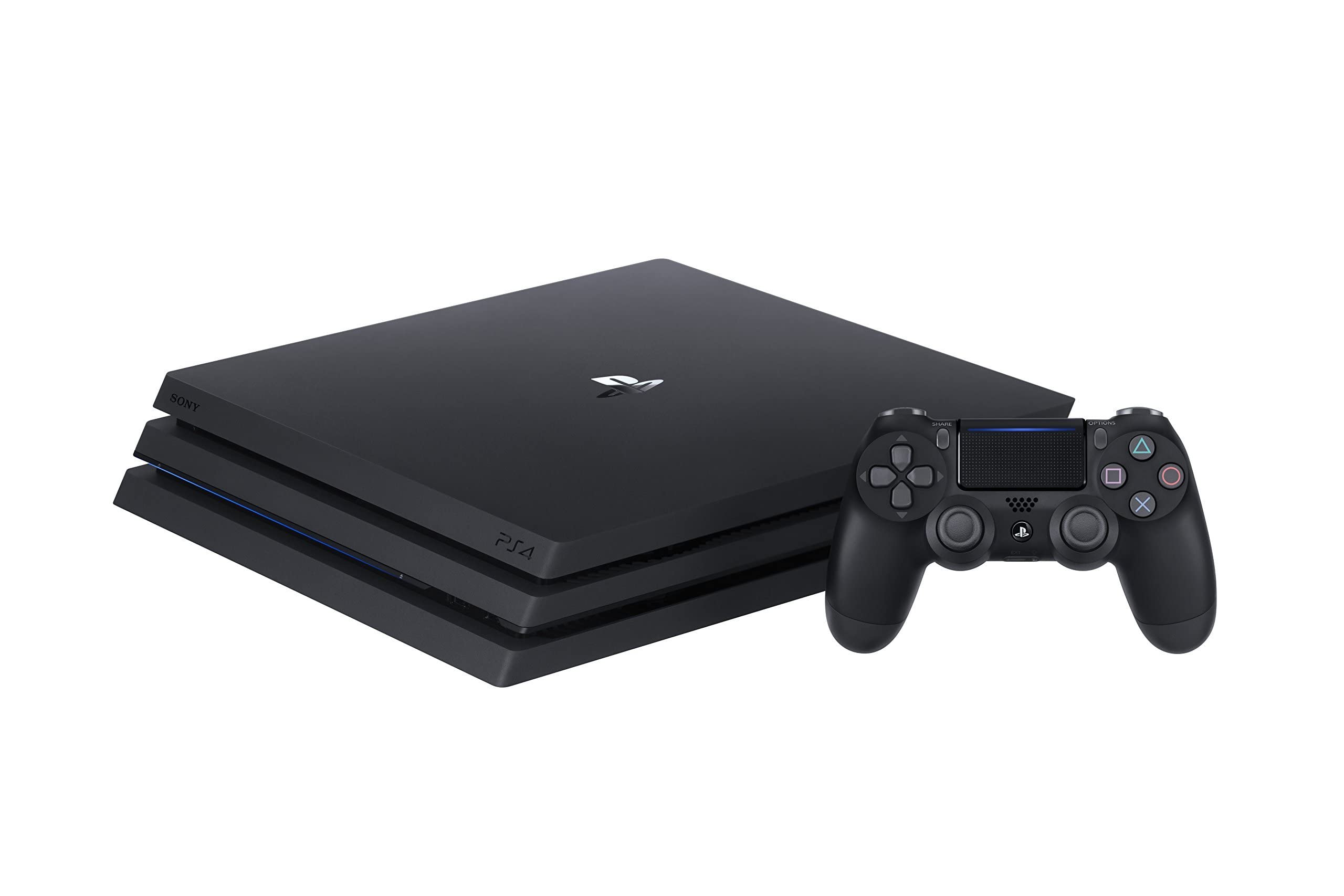 Sony PlayStation 4 Pro w/ Accessories, 1TB HDD, CUH-7215B - Jet Black (Renewed)