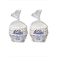 Twin Pack Kalita 22212 Wave Filters, 185, Pack of 200 total, White (Japan Import)