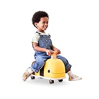 B. toys- Boom Buggy- Ride On- Wooden Ride On for Toddlers – Handle & 4 Smooth Wheels – Push & Roll Bee – 18 Months +