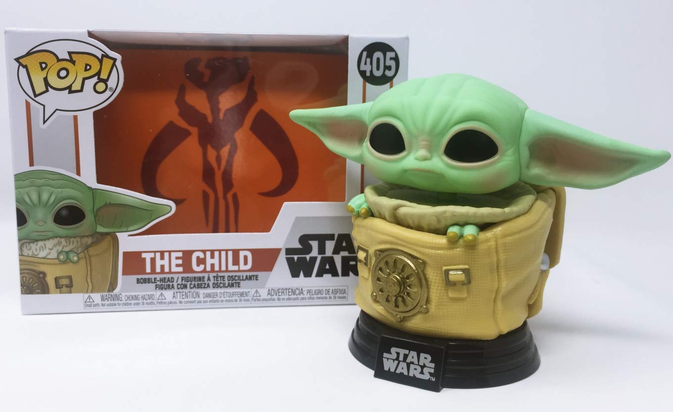 Funko Pop! Star Wars: The Mandalorian Toy, The Child Grogu in a Bag