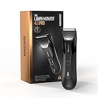 The Lawn Mower® 4.0 PRO - Groin & Body Hair Trimmer, Updated SkinSafe™ Trimmer Blade, Waterproof Wet/Dry Groomer, USB-C & Wireless Charging Compatible, Men’s Ball Shaver with Travel Lock