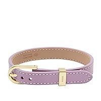Fossil Women's Stainless Steel and Genuine Leather Bracelet for Women