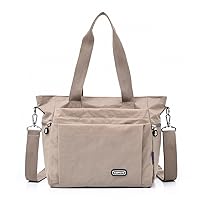Oichy Tote Bag for Women Waterproof Large Shoulder Bag Casual Handbags Work Tote Purses with Zipper