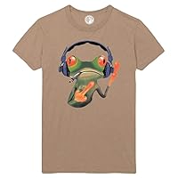 Smoking Frog Printed T-Shirt