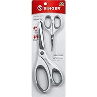 SINGER 07175 Sewing and Detail Scissors Set with Comfort Grip