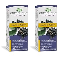 Sambucus Immune* Elderberry Syrup with Echinacea, Zinc & Vitamin C, 4 Oz (Pack of 2)
