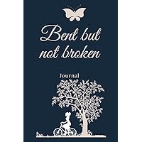 Scoliosis notebook , journal . Bent but not broken journal . Spine surgery , back surgery .100 Lined pages. not book for girl ,women