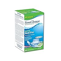 SinuCleanse Neti Pot and 30 All Natural Saline Solution Packets