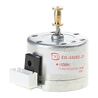 EG530SD-3F DC5-12V 3-Speed 33/45/78 RPM Metal Turntables Motor for Record Player