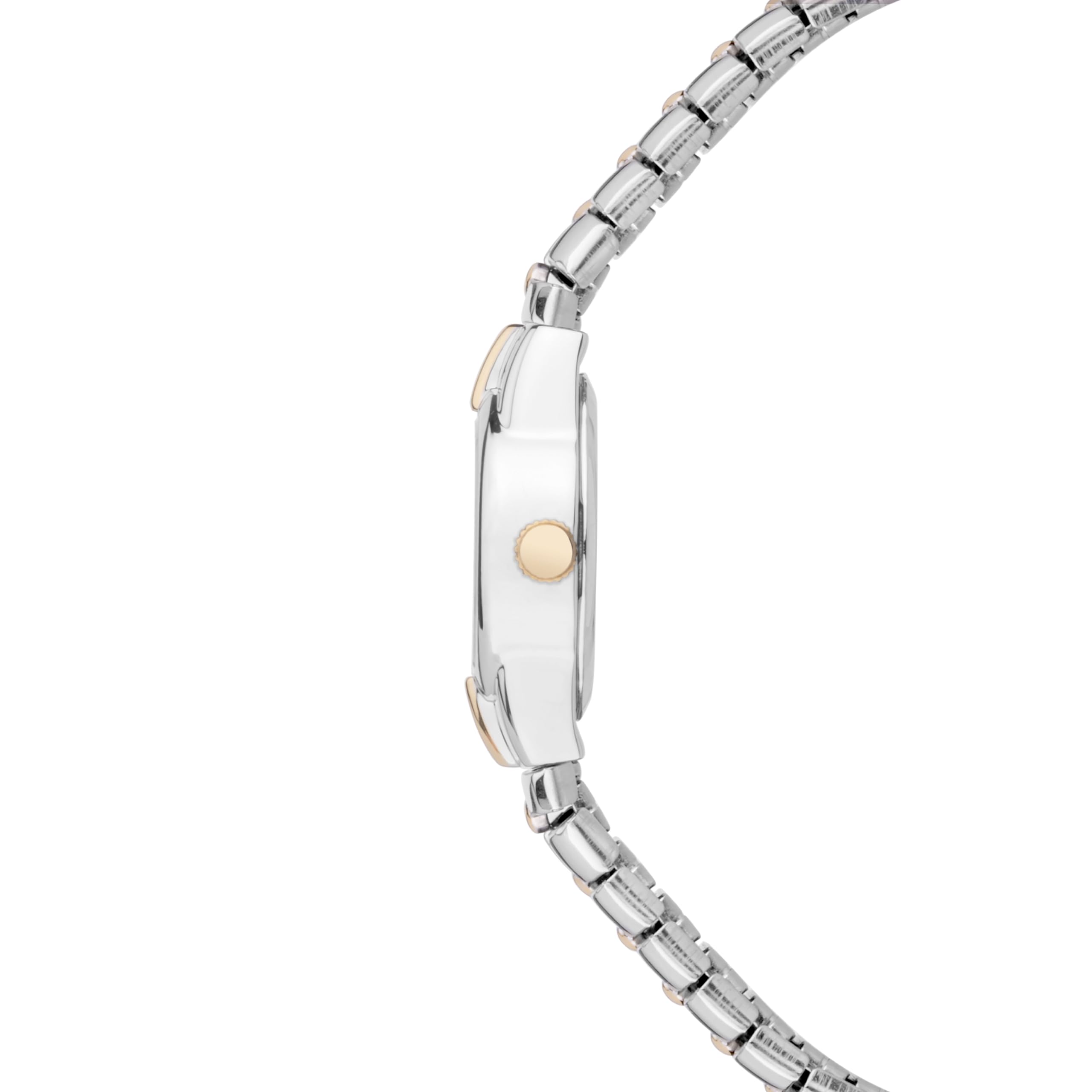 Sekonda Newton 19mm Womens Classic Analogue Quartz Watch with White Dial Mineral Glass and Two Tone Gold Silver Stainless Steel Expander Bracelet