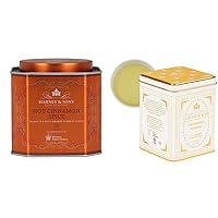Harney & Sons Hot Cinnamon Spice and Chamomile Tea Bundle - Black Tea with Spices and Soothing Herbal, Tin Canisters