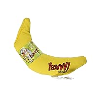 100% Organic Catnip Toy, Yellow Banana 3 Pack