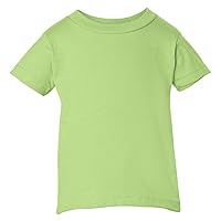 RABBIT SKINS 5.5 oz. Short-Sleeve Jersey T-Shirt (3401) Key Lime, 12 Months